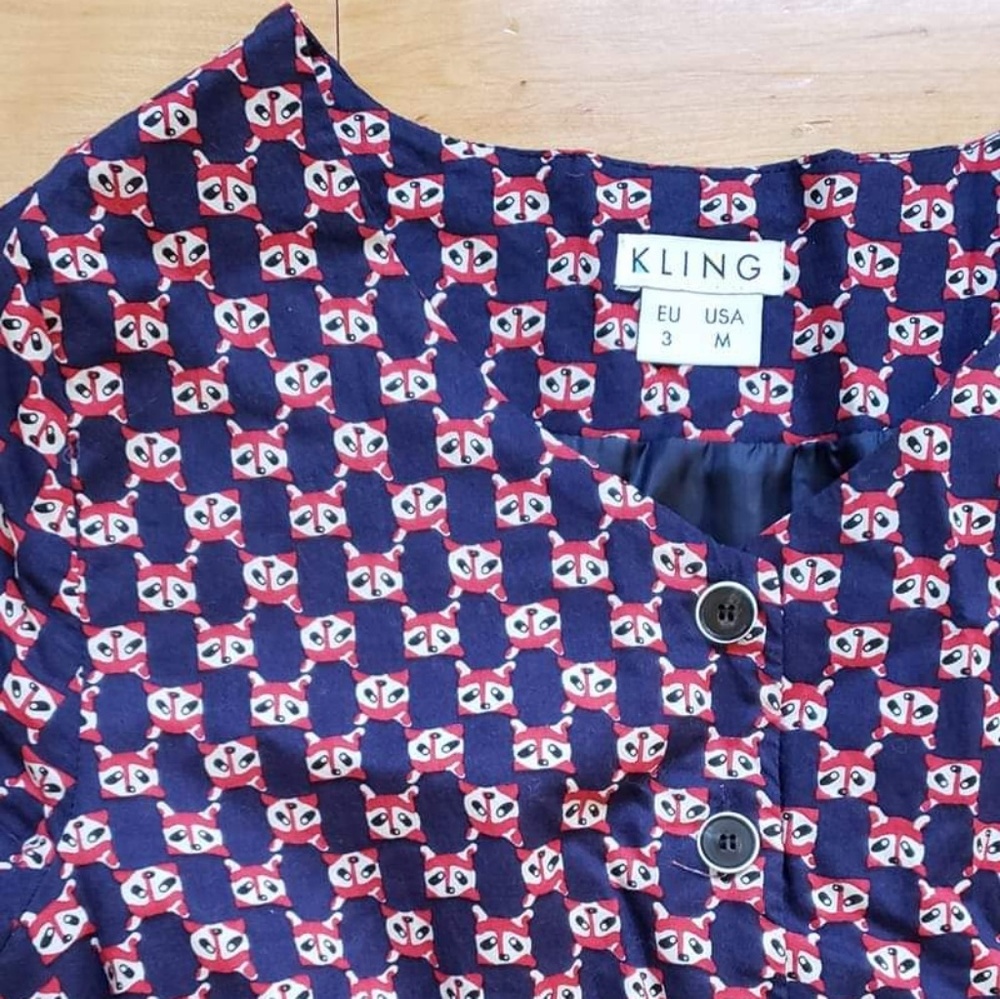 Kling raccoon print dress - Picture 3 of 4